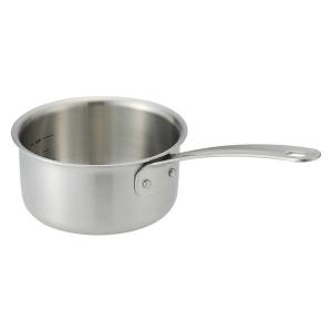 無印良品 ステンレスアルミ全面三層鋼ミルクパン 約1.0L