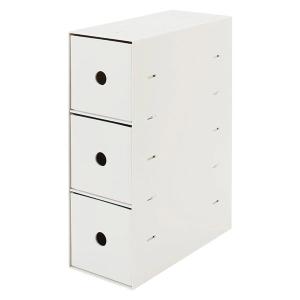 無印良品 ポリプロピレン小物収納ボックス3段 A4タテ