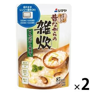 シマヤ 昔ながらの雑炊 こんぶだし仕立て 国産米100%使用