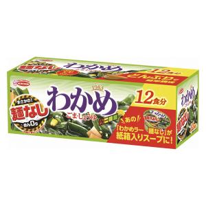 わかめラー ごま しょうゆ 12食 1箱 エースコック インスタントスープ