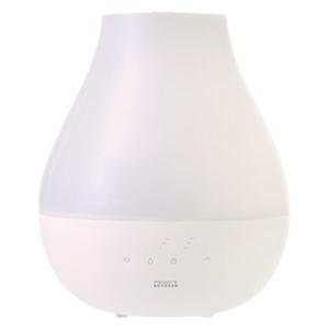 ライフオンプロダクツ LuLuPure middle ダブル抗菌上部給水超音波式加湿器 1.8L PR-HF065-WH ホワイト 1台