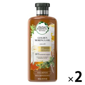 ハーバルエッセンス ビオリニュー ゴールデンモリンガオイル ノンシリコンシャンプー 400ml 1セットP&G