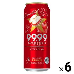 チューハイ  99.99 クリアアップル 500ml×6本 サワー