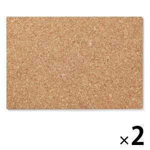 無印良品 コルク トレーマット 約24.5×16.5cm 2枚 良品計画
