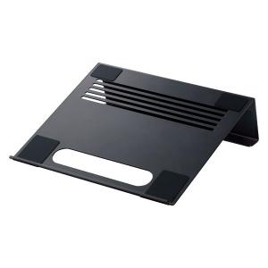 ノートPCスタンド パソコンスタンド 〜17.3インチ対応 スチール製 ブラック PCA-LTSV03BK 1個 エレコム