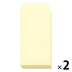 ムトウユニパック ナチュラルカラー封筒 長3クリーム 〒枠なし 2袋590206020