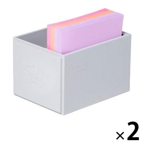 ポストイット 付箋 ふせん コネクトホルダー ノート 75×75mm マルチカラー7 2セット 654SS-MC-7-C