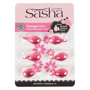 Sasha ダメージケア ヘアオイル ブリスタータイプ 6粒 1個 アクシス