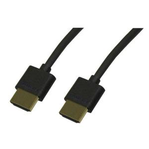 Vodaview HDMIケーブル スリム（直径4.5mm）1m HDMI[オス]-HDMI[オス] ブラック VV-HDMI010AA-S-B 1本