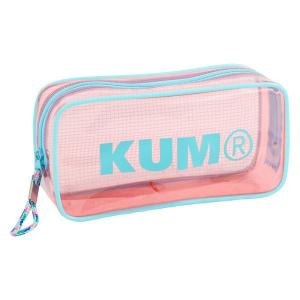 KUM クリアペンポーチ ライトピンク ペンケース KM175PQ レイメイ藤井