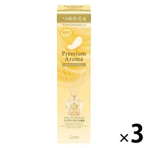 お部屋の消臭力 プレミアムアロマ スティック 消臭芳香剤 ディフューザー 玄関 部屋用 イノセントシフォン 替 50mL 1セットエステー