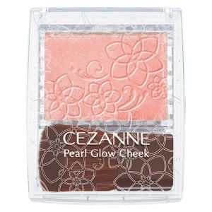 CEZANNE パールグロウチーク P2 ベージュコーラル セザンヌ化粧品