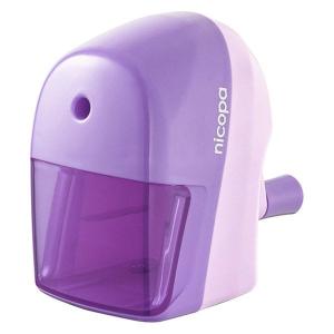 手動鉛筆削りニコパ パープル 紫 043731 デビカ