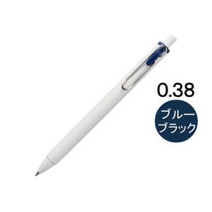 ゲルインクボールペン ユニボールワン 0.38mm ブルーブラック 青 UMNS38.64 三菱鉛筆uni ユニ