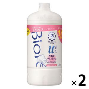 ビオレu ザ ボディ 泡タイプ ブリリアントブーケの香り 詰め替え 800ml 2個 ボディーソープ 花王