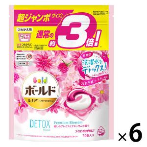 ボールド ジェルボール3D 癒しのプレミアムブロッサムの香り 詰め替え 超ジャンボ 1セット 洗濯洗剤 P&G