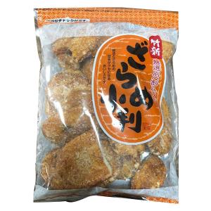 竹新製菓 ざらめ小判230g 1袋（230g）　おせんべい　お茶請け　おやつ
