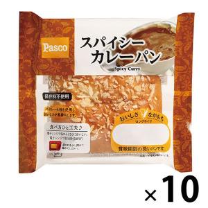 Pasco ロングライフ スパイシーカレーパン×10個の商品画像