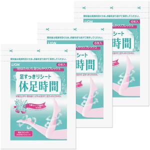 休足時間 足すっきりシート 18枚入 4箱 ライオンの詳細画像2