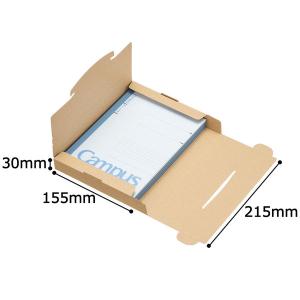 ラクポスBOX 縦155×横215×高さ30mm クラフト 1袋（10枚入）HEIKO