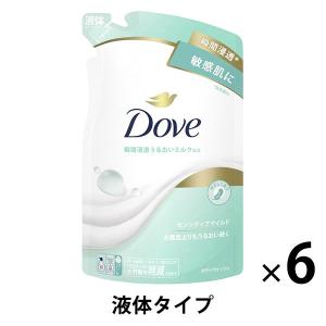 ダヴ ボディウォッシュ センシティブマイルド 無添加 低刺激 敏感肌用 詰め替え 360g 6個
