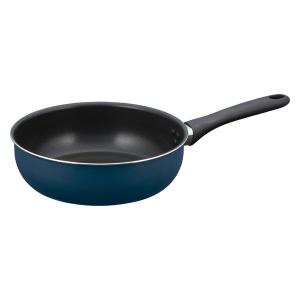 サーモス（THERMOS） 深型 フライパン 炒め鍋 24cm ガス火専用 軽量 ネイビー KFD-024D NVY 1個 ECO