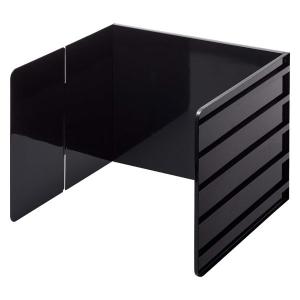 tower 伸縮レンジガード ブラック 1個 山崎実業