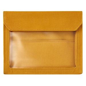 キングジム かさばらないバッグインバッグ フラッティワークス A6 ヨコ 黄 5460キイ