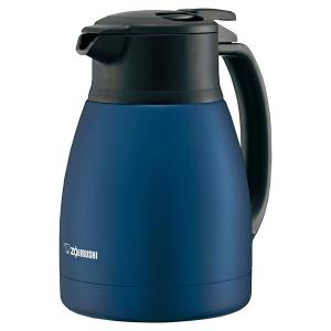 ZOJIRUSHI ステンレスポット 卓上ポット テーブルポット 1000ml マットネイビー SH-HC10-AD 1個