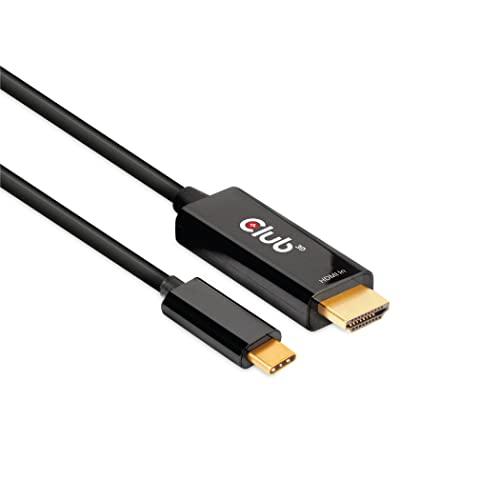 Club 3D HDMI Male オス to USB Type C Male オス アクティブ ケ...