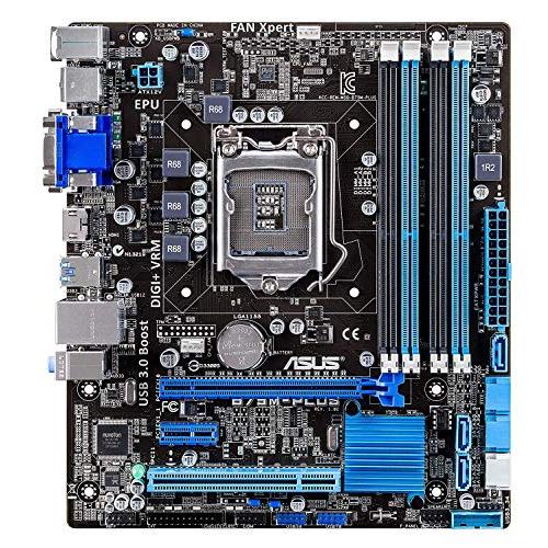 ASUS Intel B75 搭載 マザーボード LGA1155対応 B75M-PLUS HDMI ...