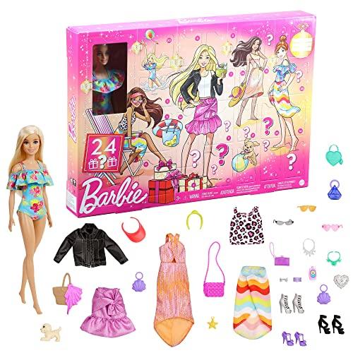 バービー(Barbie) アドベントカレンダー 【着せ替え人形】【ドール&amp;アクセサリー】【3歳~】 ...
