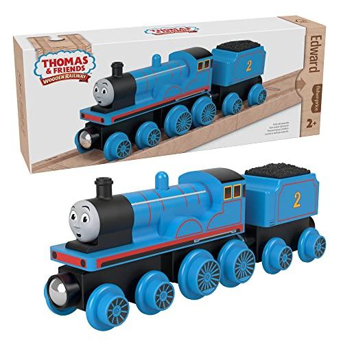 きかんしゃトーマス 木製レールシリーズ(Thomas) エドワード 【2才~】 HBJ99 ブルー ...