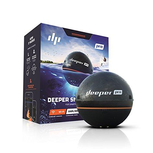 【日本正規代理店品・保証付】Deeper Pro ワイヤレススマート魚群探知機(Wi-Fi) Wir...