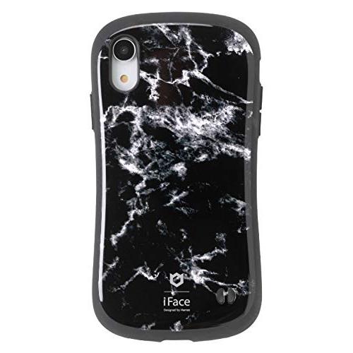 iFace First Class Marble iPhone XR ケース [ブラック]
