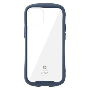 iFace Reflection iPhone 12 mini ケース クリア 強化ガラス (ネイビ...