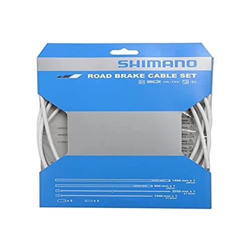 シマノ(SHIMANO) PTFE ロード用ブレーキケーブルセット ホワイト Y80098012