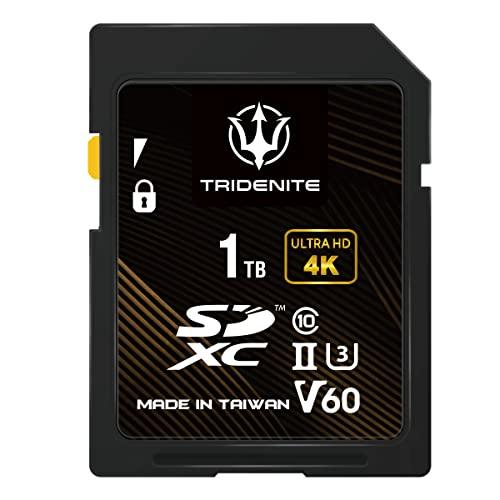 TRIDENITE 1TB SDカード 読取り最大 245MB/s, UHS-II U3 V60 4...