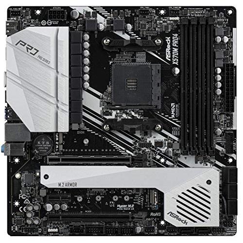 ASRock マザーボード X570 M Pro4 AMD Ryzen 5000 シリーズ CPU ...