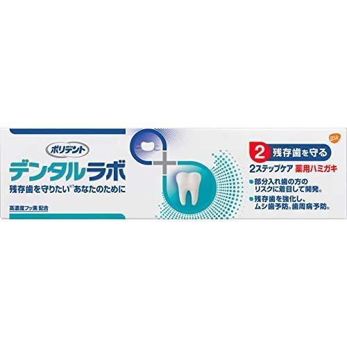 【アース製薬】ポリデント デンタルラボ 薬用ハミガキ 100g ×4個セット