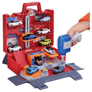 タカラトミー 『 トミカ にぎやか4アクション! トミカ 整備基地ボックス 』 ミニカー 車 おもちゃ 3歳以上 玩具安全基準合格 STマーク認証 T｜MahanA Yahoo!ショップ