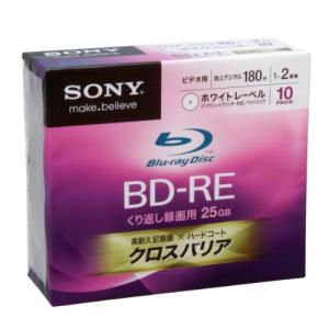 SONY ビデオ用BD-RE 書換型 片面1層25GB 2倍速 プリンタブル 10枚P 10BNE1VCPS2 記録用ブルーレイディスクメディア（BD）の商品画像