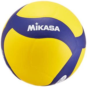 ミカサ(MIKASA) バレーボール 練習球 軽量4号 小学生用 イエロー/ブルー V430W-L 推奨内圧0.3(kgf/?)｜y-mahana