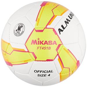 ミカサ(MIKASA) サッカーボール 日本サッカー協会 検定球 4号球 ALMUNDO(アルムンド) 小学生用 手縫い ボール FT451B-YP｜y-mahana