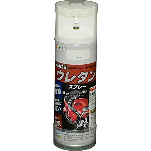 アサヒペン 弱溶剤2液ウレタンスプレー 300ML クリヤ