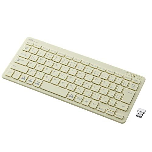 PLUS キーボード ジブンイロ 薄・ミニ ワイヤレスキーボード グリーン TW-KB002 428...