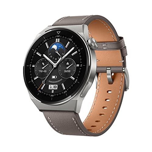 HUAWEI WATCH GT 3 Pro 46mm スマートウォッチ チタンケース サファイアガラ...