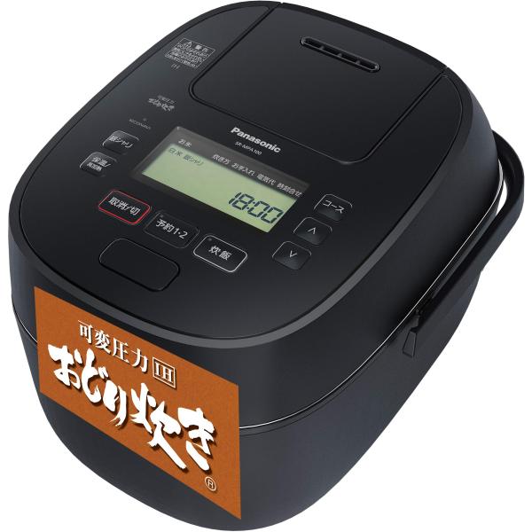 パナソニック 炊飯器 5.5合 可変圧力IH式 おどり炊き ブラック SR-MPA100-K