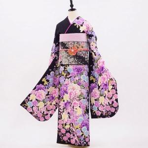 【hirotan 21】◇振袖用長襦袢正絹美品6点まとめ売り◇ 正絹振袖+半衿付き長襦袢+帯+帯揚+帯〆+重衿 6点セット 可愛さと