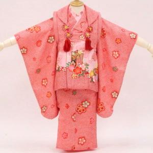 着物 七五三 3歳 女の子 セット ピンク 中古品 子供着物 中古 3歳 女の子 被布セット 七五三 着物セット ポリエステル素材 水色
